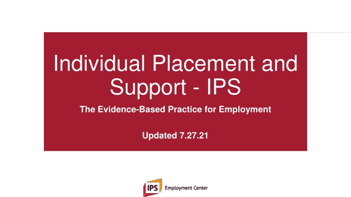 individual placement and support ips