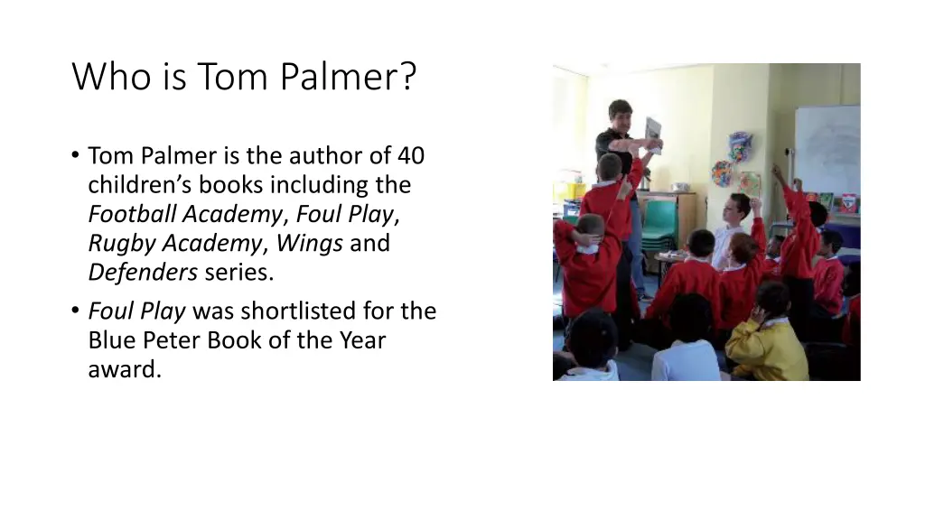 who is tom palmer