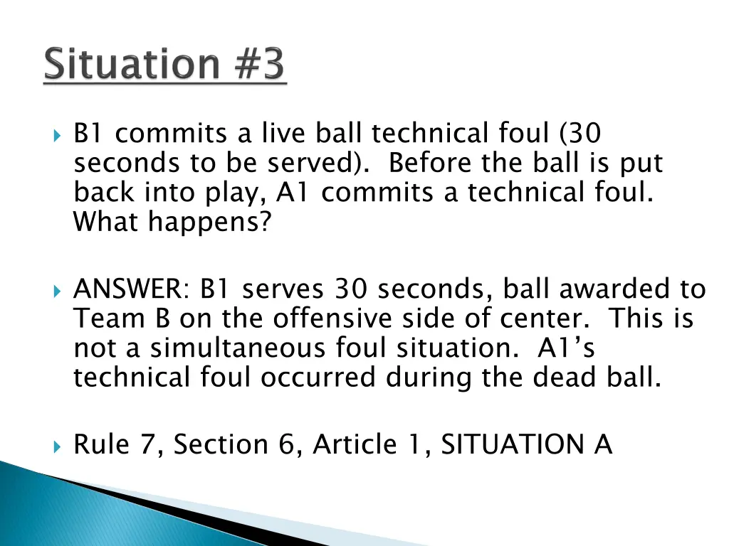 b1 commits a live ball technical foul 30 seconds