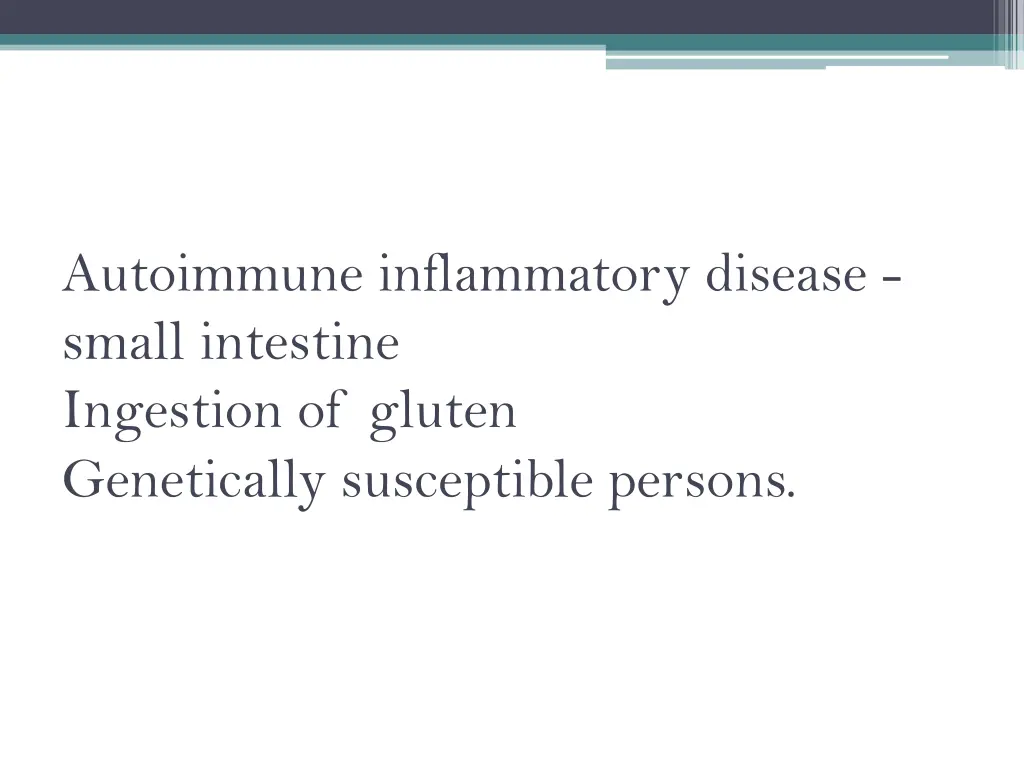 autoimmune inflammatory disease small intestine