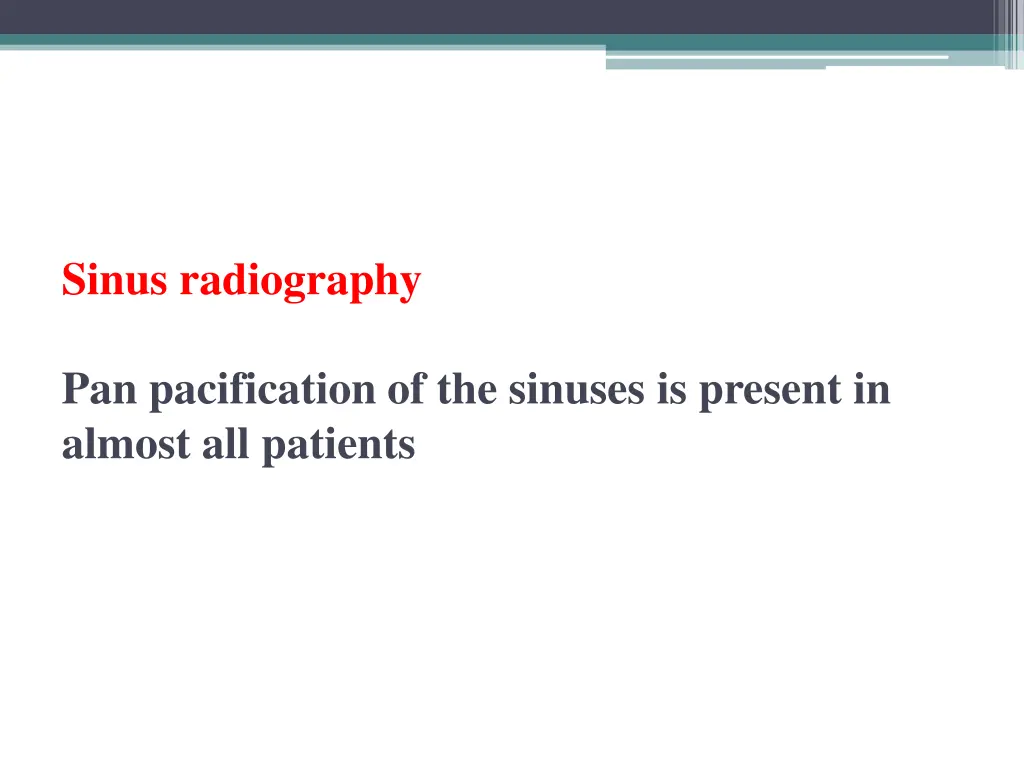 sinus radiography