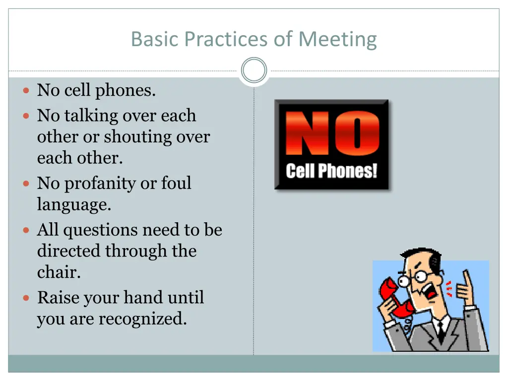 basic practices of meeting