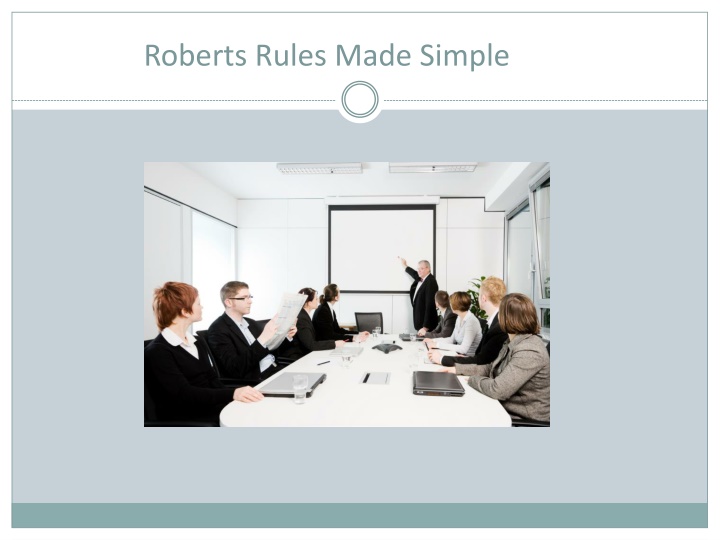 roberts rules made simple