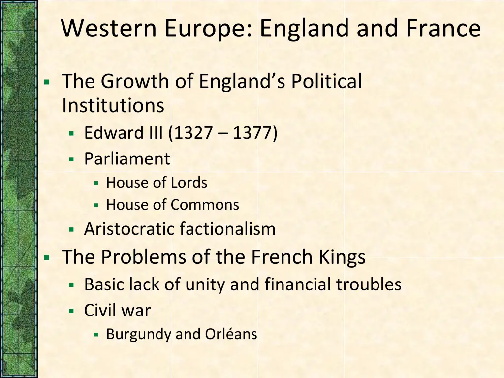 western europe england and france