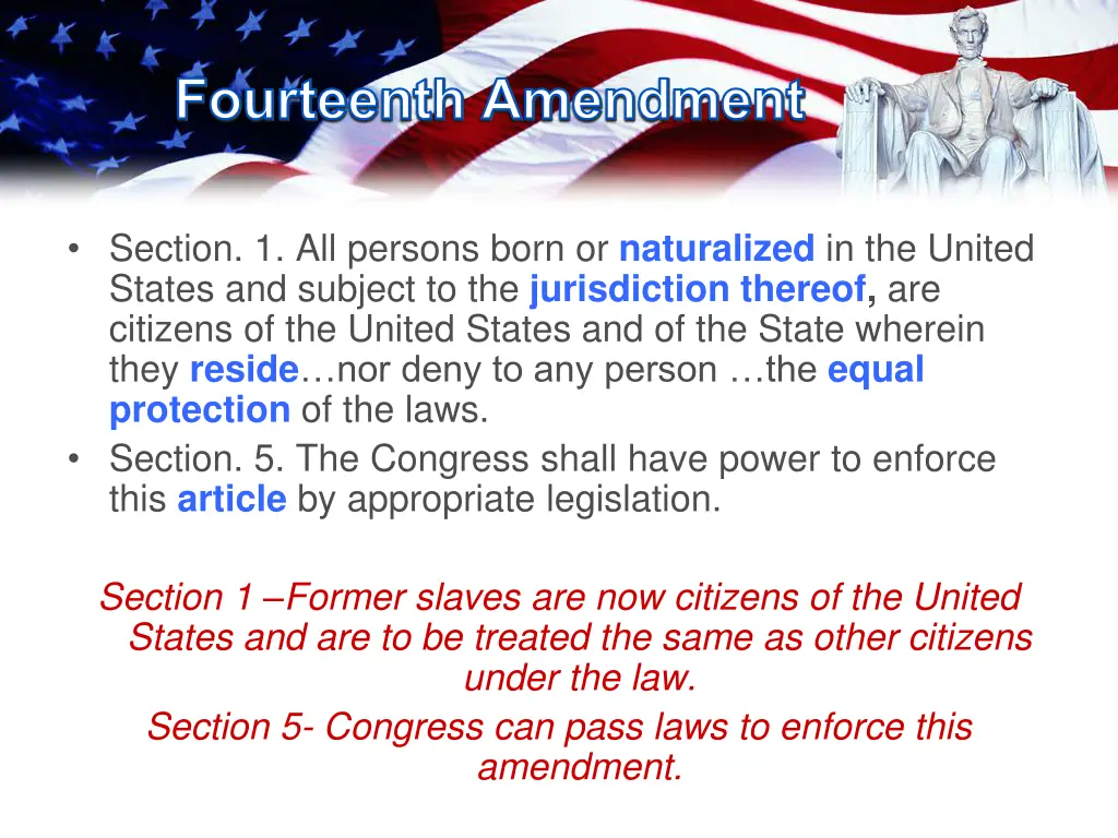 fourteenth amendment 1