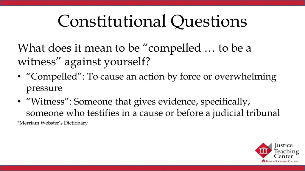 constitutional questions 1