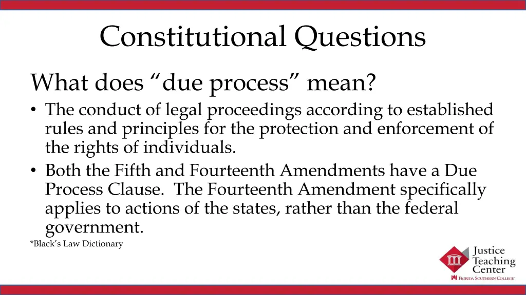 constitutional questions 3