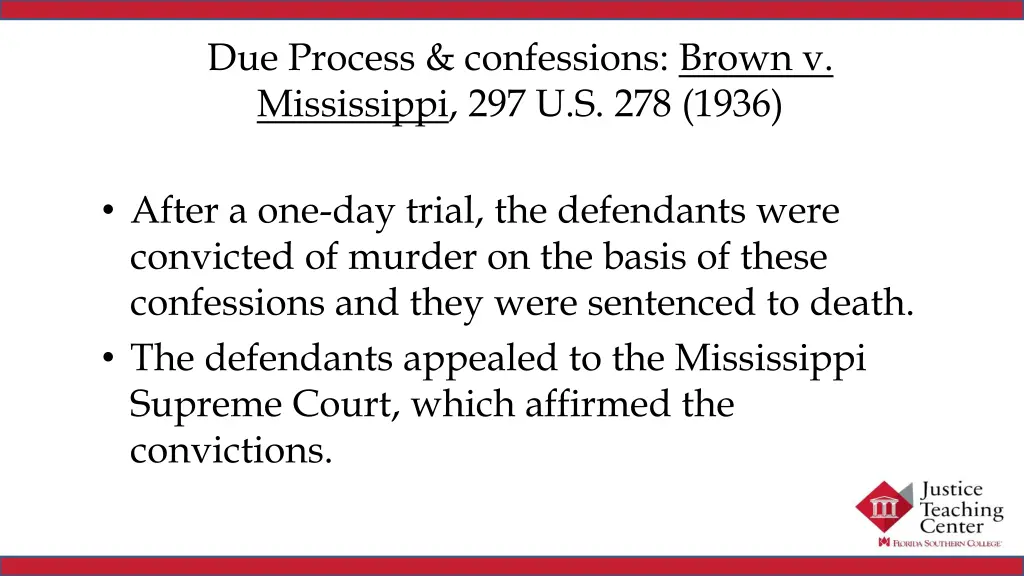 due process confessions brown v mississippi 1