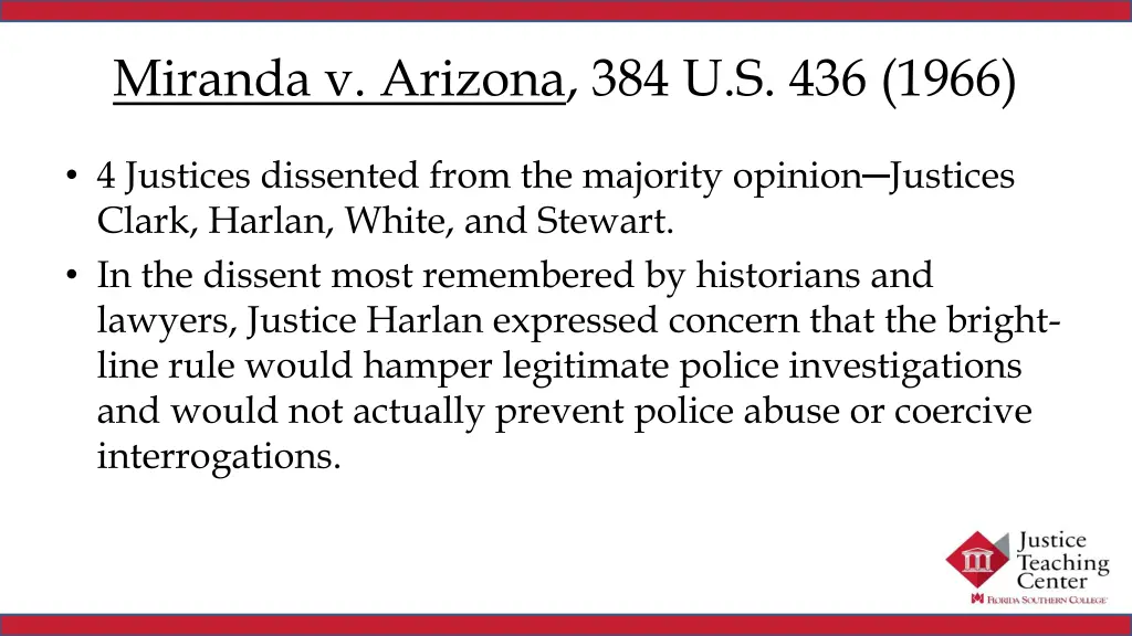 miranda v arizona 384 u s 436 1966 3