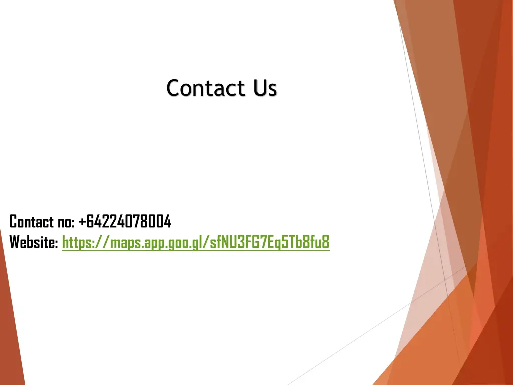 contact us