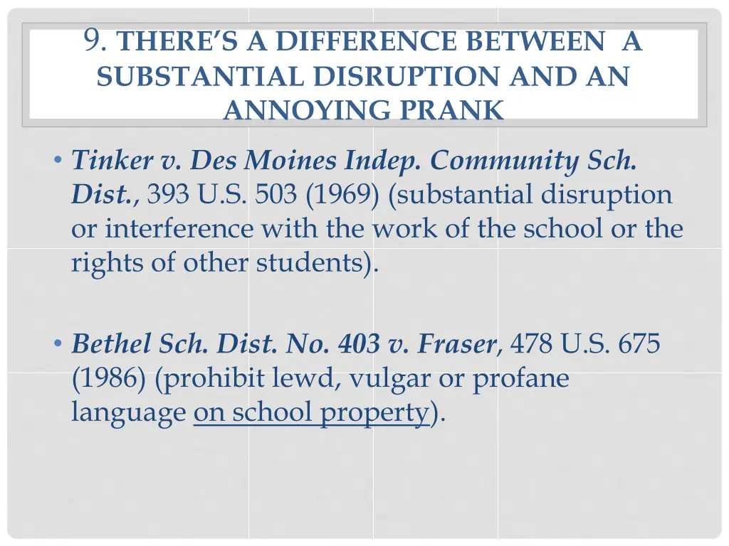 9 there s a difference between a substantial