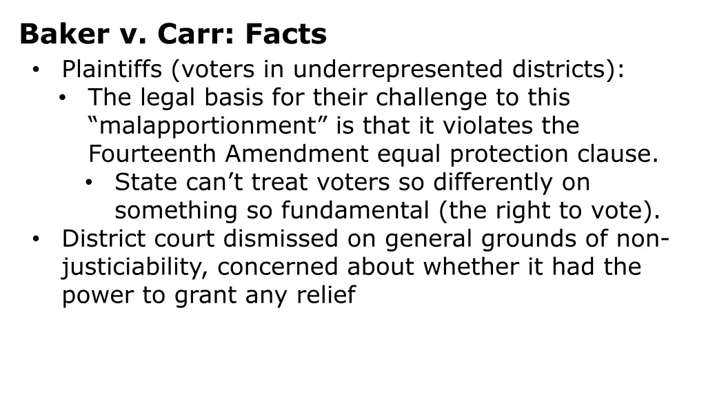 baker v carr facts plaintiffs voters