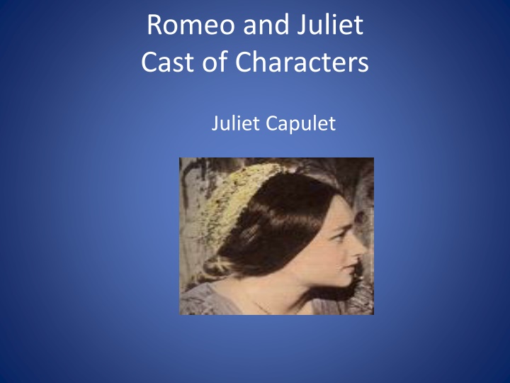 romeo and juliet cast of characters