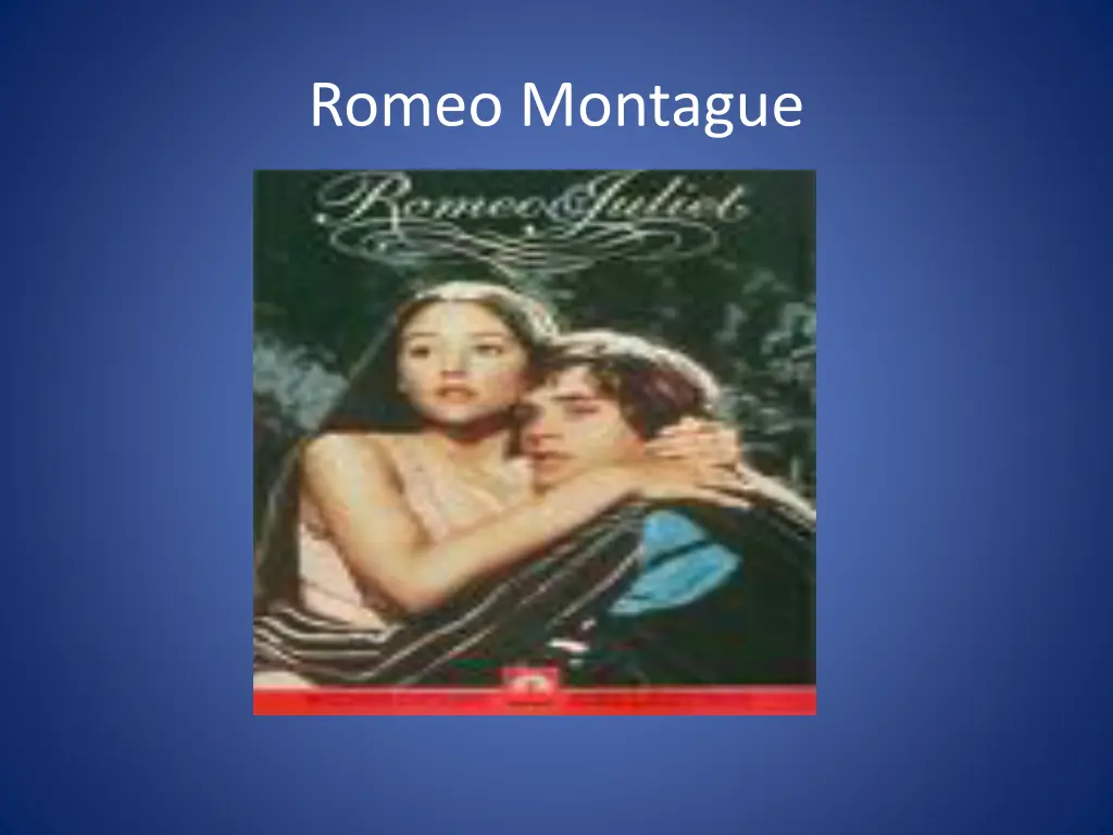 romeo montague