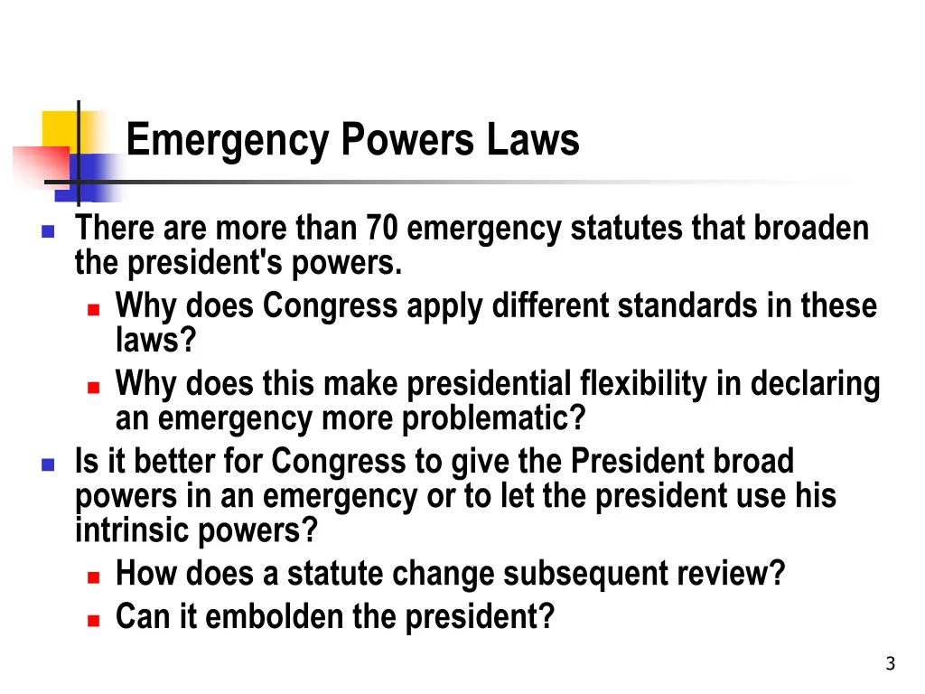 emergency powers laws