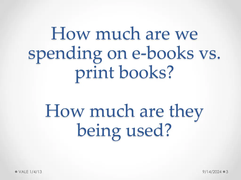 how much are we spending on e books vs print books