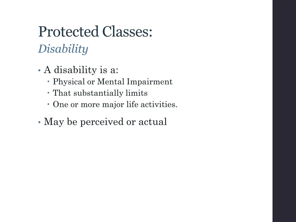 protected classes disability 1