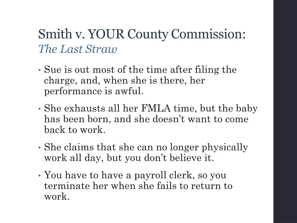 smith v your county commission the last straw