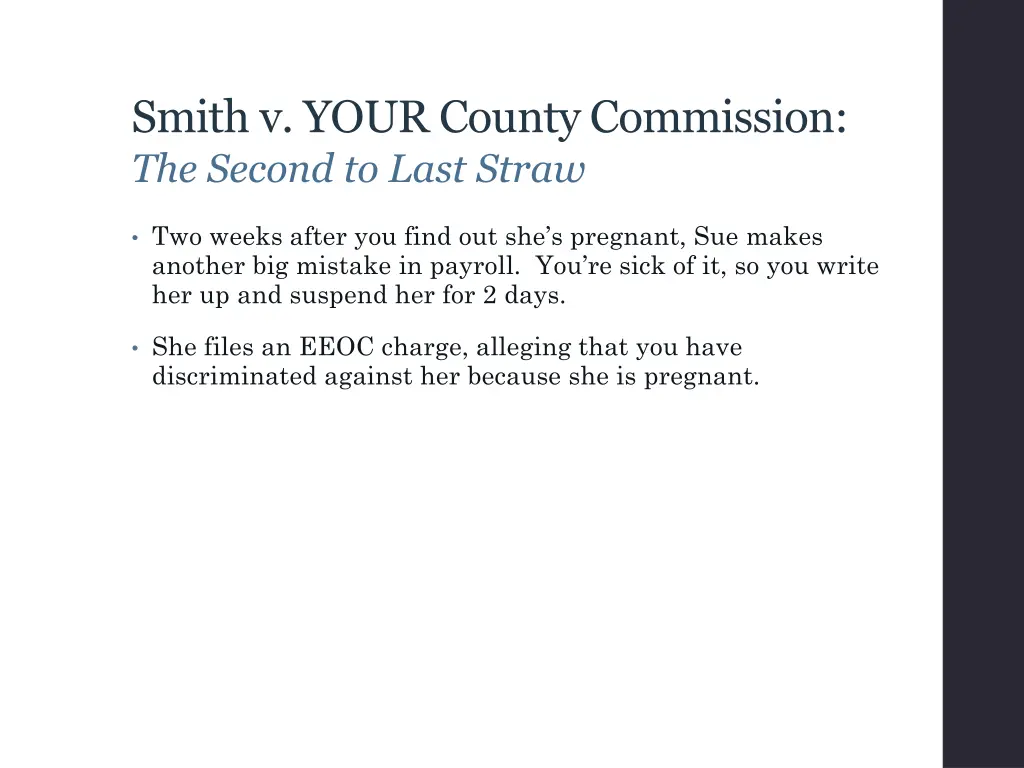 smith v your county commission the second to last