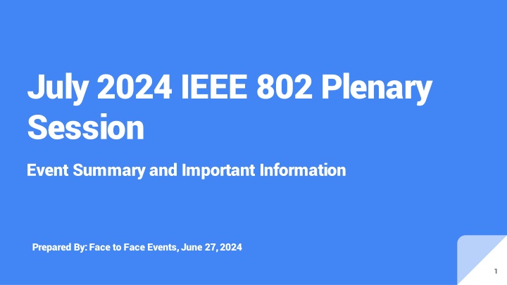 july 2024 ieee 802 plenary session