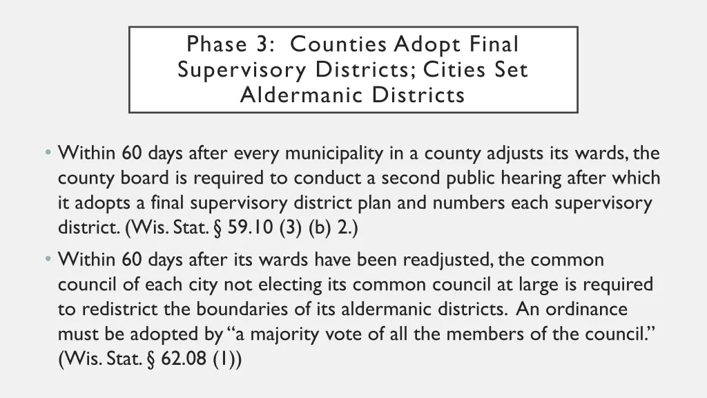 phase 3 counties adopt final supervisory