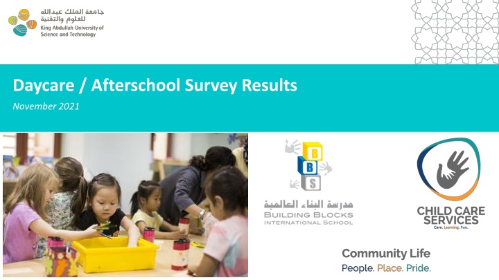 daycare afterschool survey results