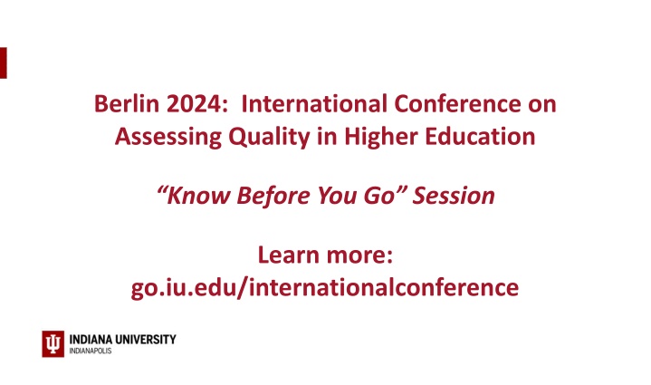 berlin 2024 international conference on assessing