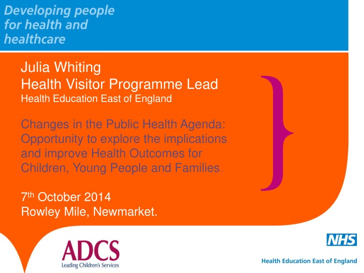 julia whiting health visitor programme lead