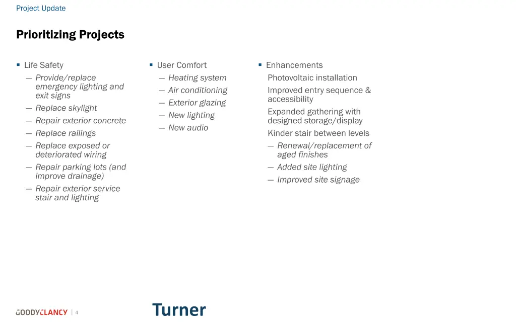 project update 1