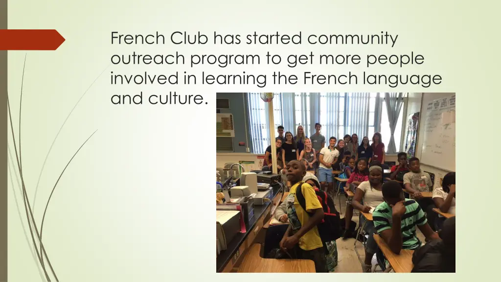 french club has started community outreach