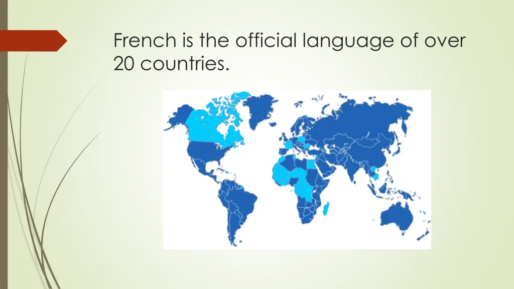 french is the official language of over