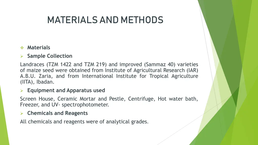 materials and methods