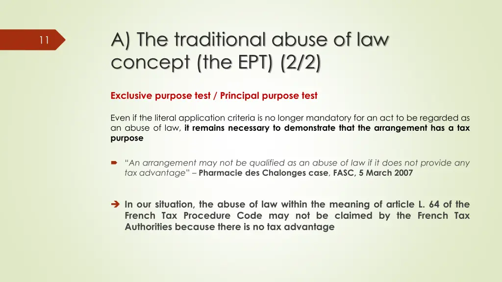 a the traditional abuse of law concept the ept 2 2