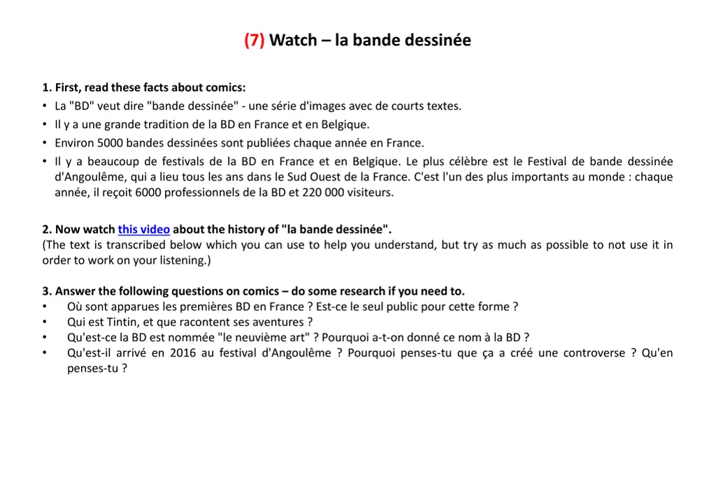 7 watch la bande dessin e