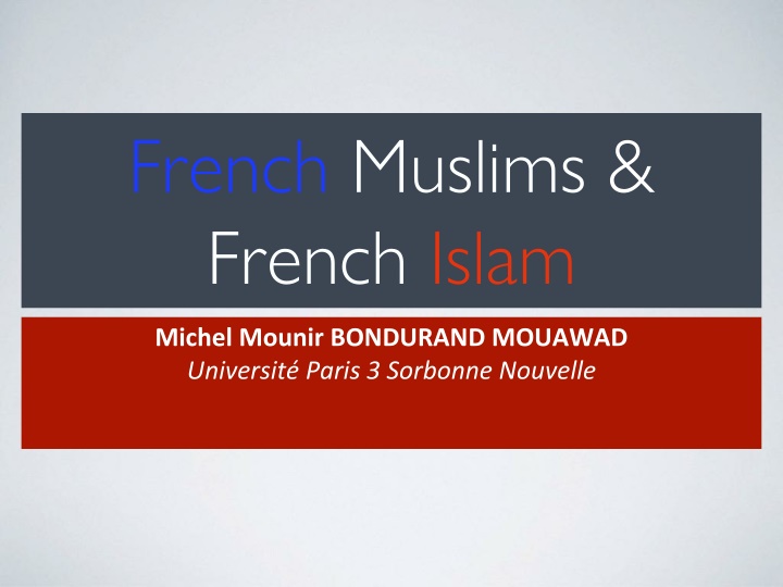 french muslims french islam