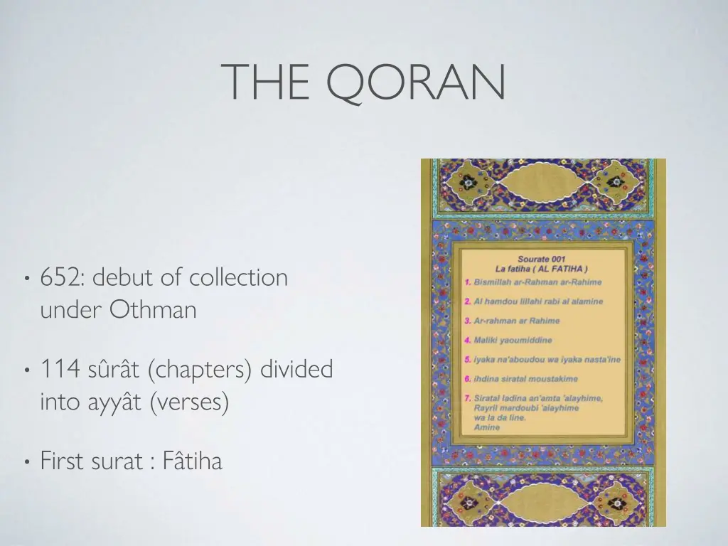 the qoran