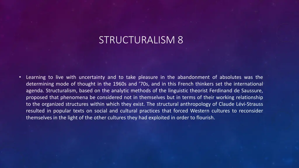 structuralism 8