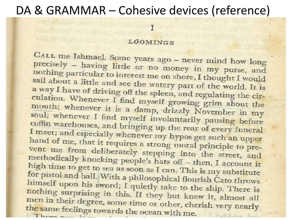 da grammar cohesive devices reference