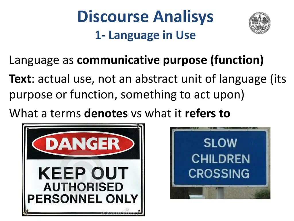 discourse analisys 1 language in use 3