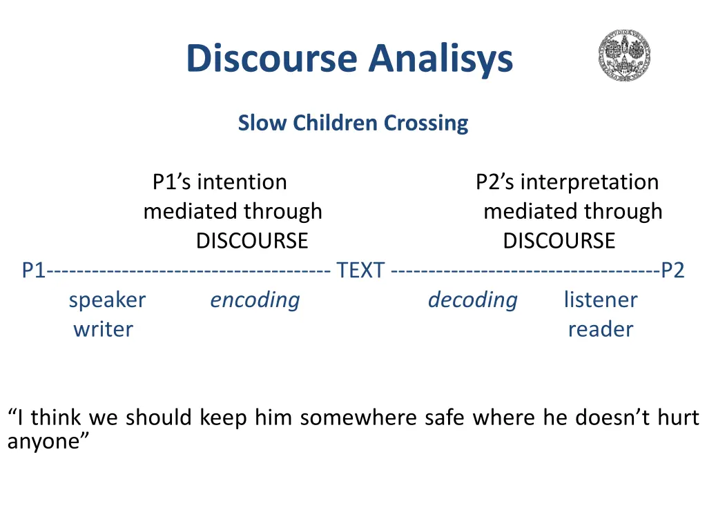 discourse analisys 1