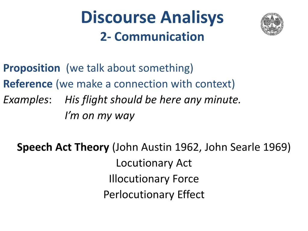 discourse analisys 2 communication 1