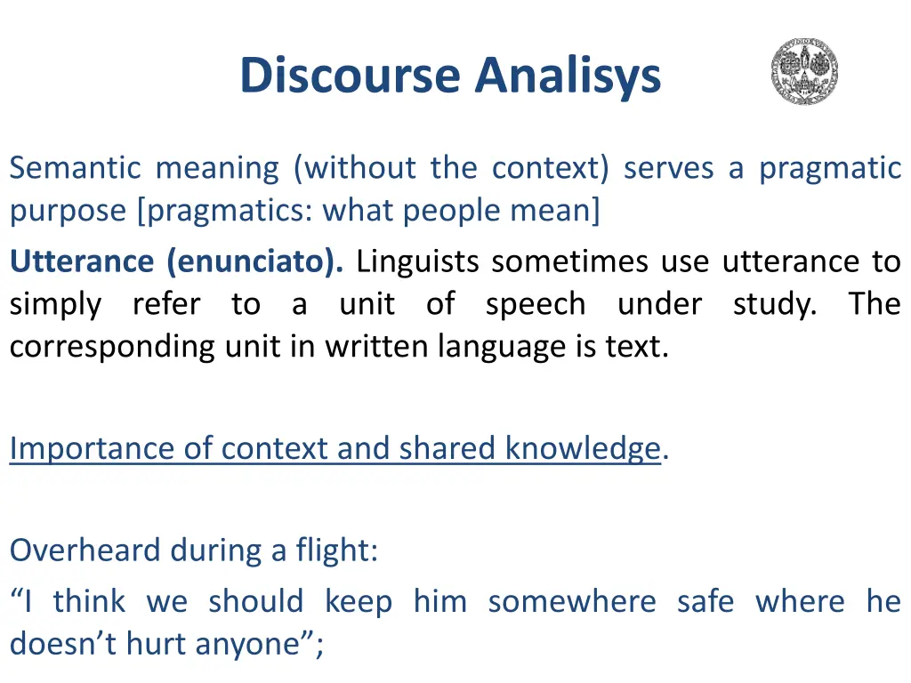 discourse analisys