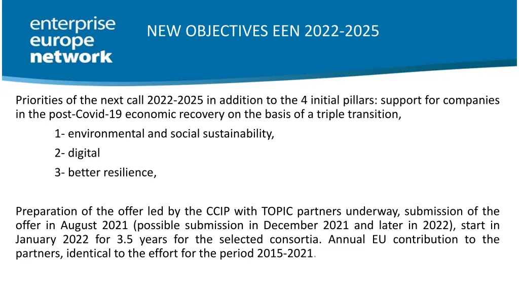 new objectives een 2022 2025 1