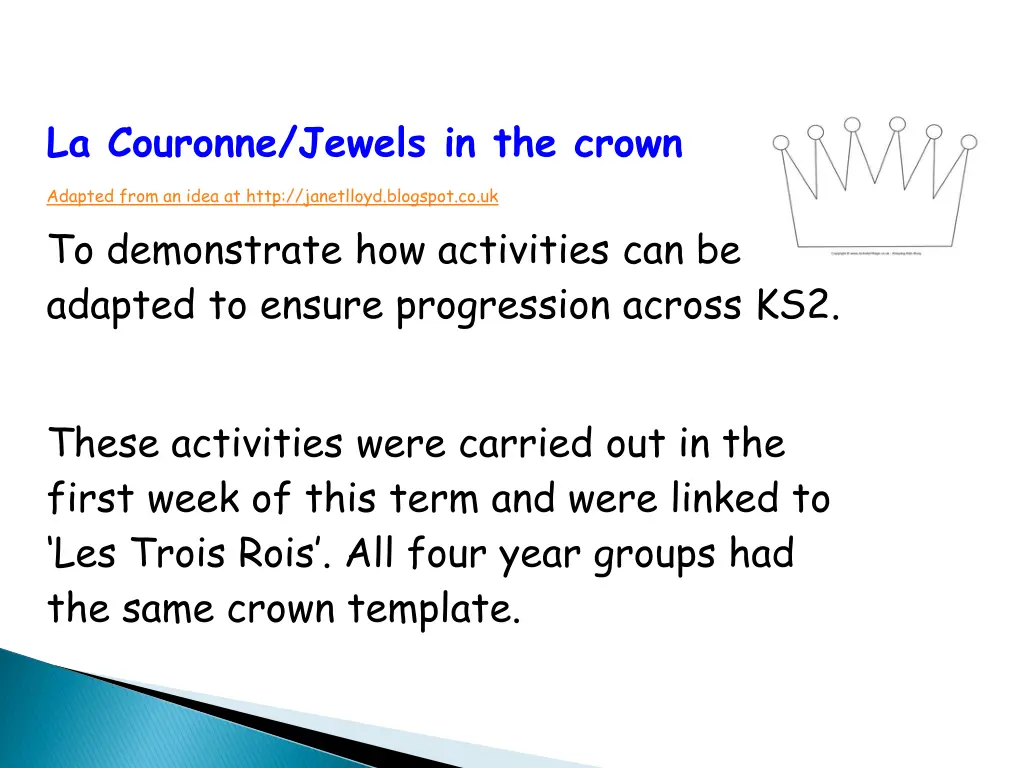 la couronne jewels in the crown