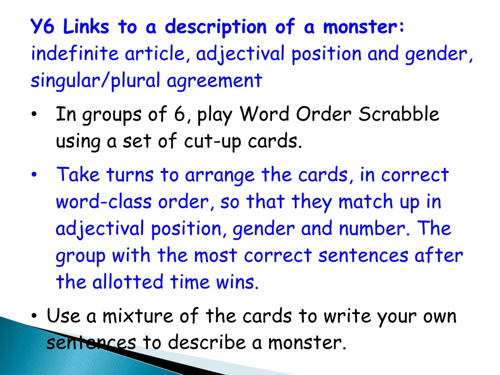 y6 links to a description of a monster indefinite