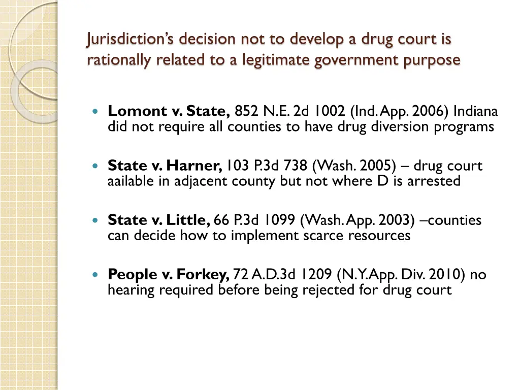 jurisdiction s decision not to develop a drug