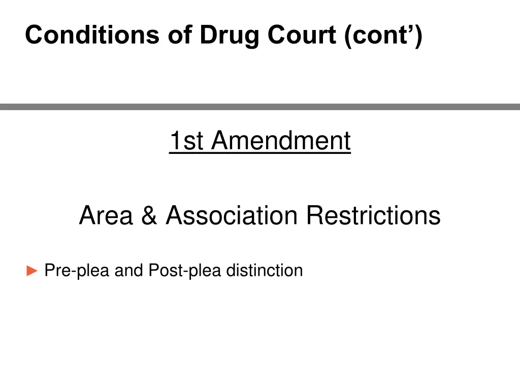 conditions of drug court cont