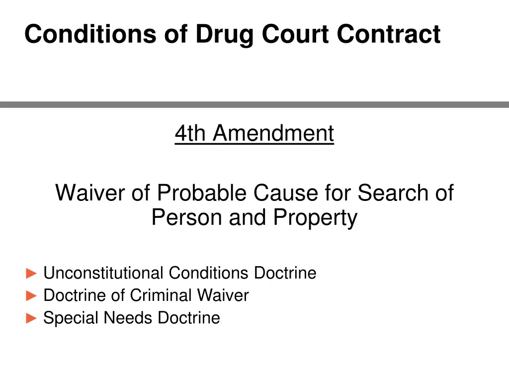 conditions of drug court contract