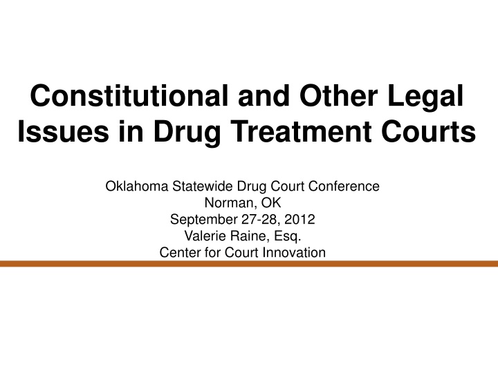 constitutional and other legal issues in drug