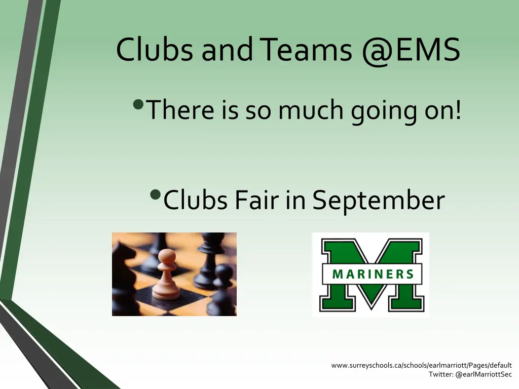 clubs and teams @ems there is so much going on